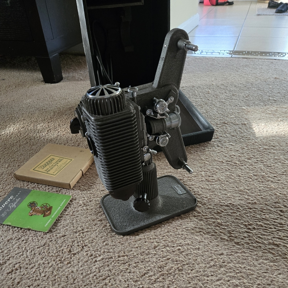 Vintage Black Film Projector